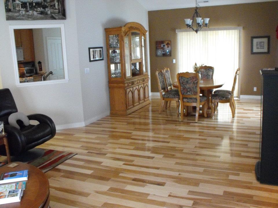 Hickory Wood Floor Install